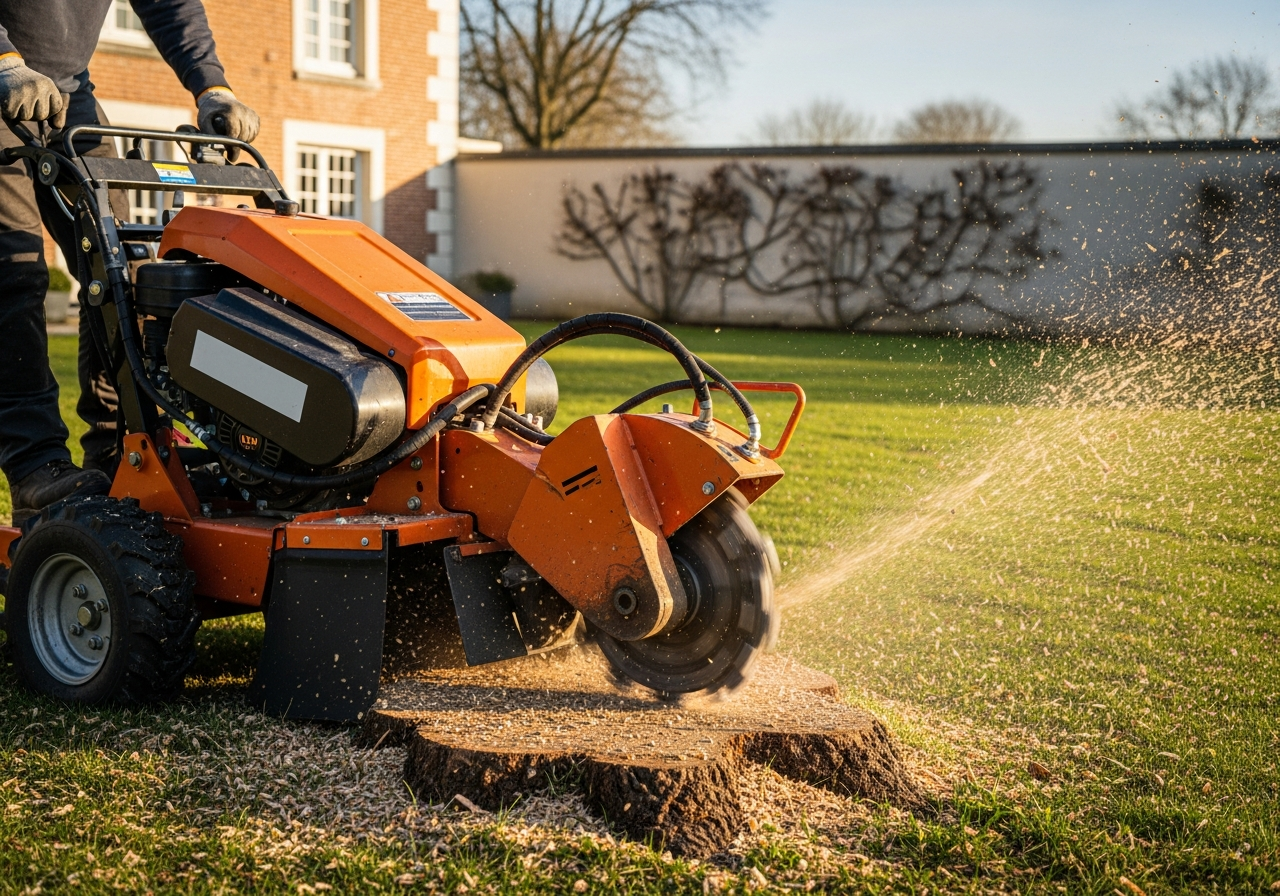 Dessouchage et rognage de souches à Reims